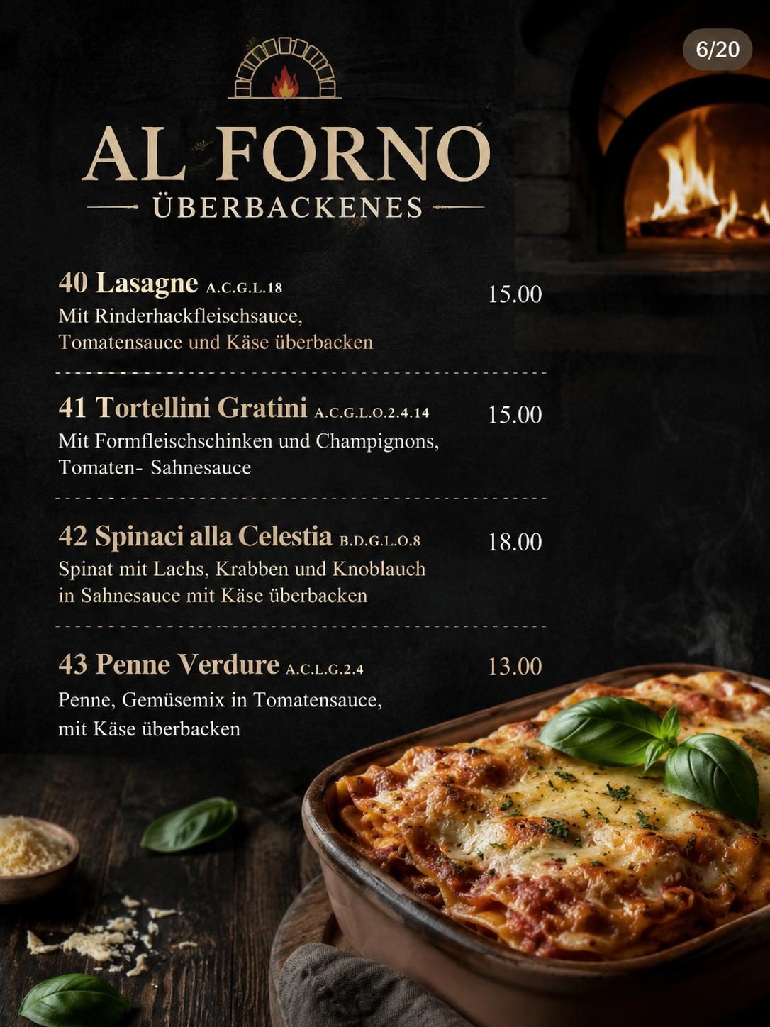 Al Forno / Überbackenes