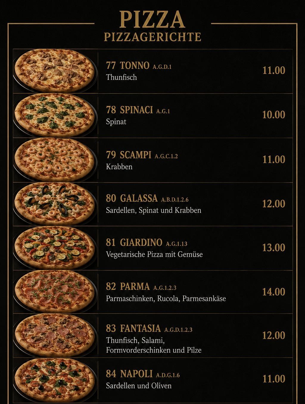 Pizza / Pizzagerichte – Seite 2